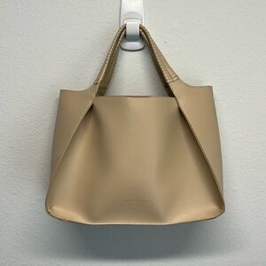 Melie Bianco Cream Shoulder Bag